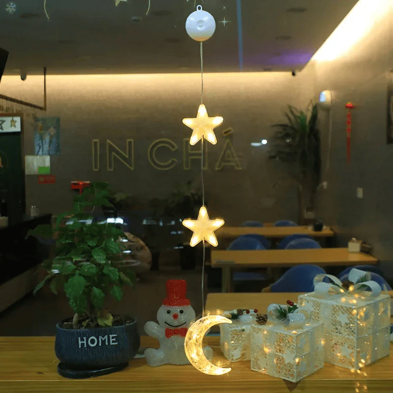 SparkleLights | LED-Lampe in Schneeflocken- und Sternform für die Weihnachtsdekoration - Image 41