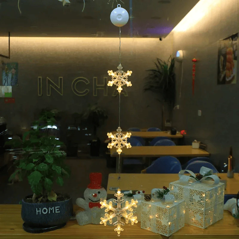 SparkleLights | LED-Lampe in Schneeflocken- und Sternform für die Weihnachtsdekoration - Image 42