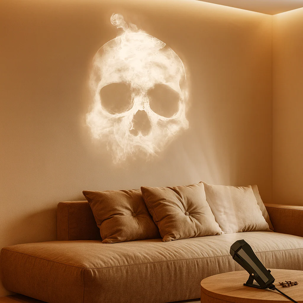 SpectraGlow Halloween Projektorlampe – USB LED Licht für Innenräume - Image 4