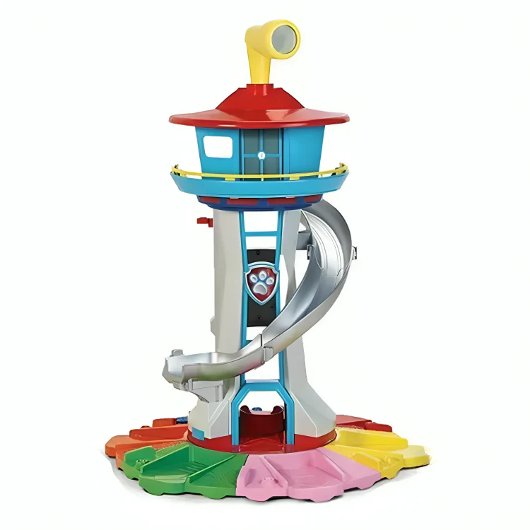 Spielturm für drinnen und draußen – inklusive lustiger Rutsche und Spielfiguren für Kleinkinder und junge Kinder - Image 4