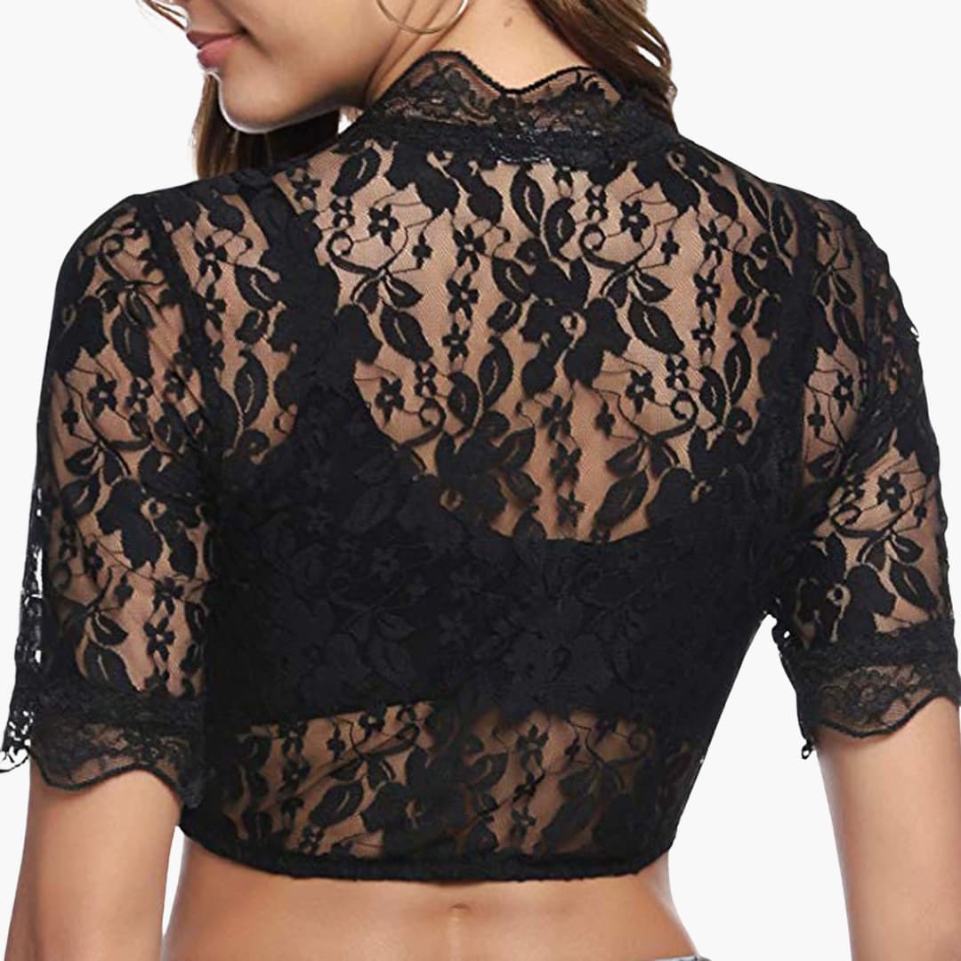 Spitzen Dirndl bluse für Damen - Oktoberfest 2025 - Image 4