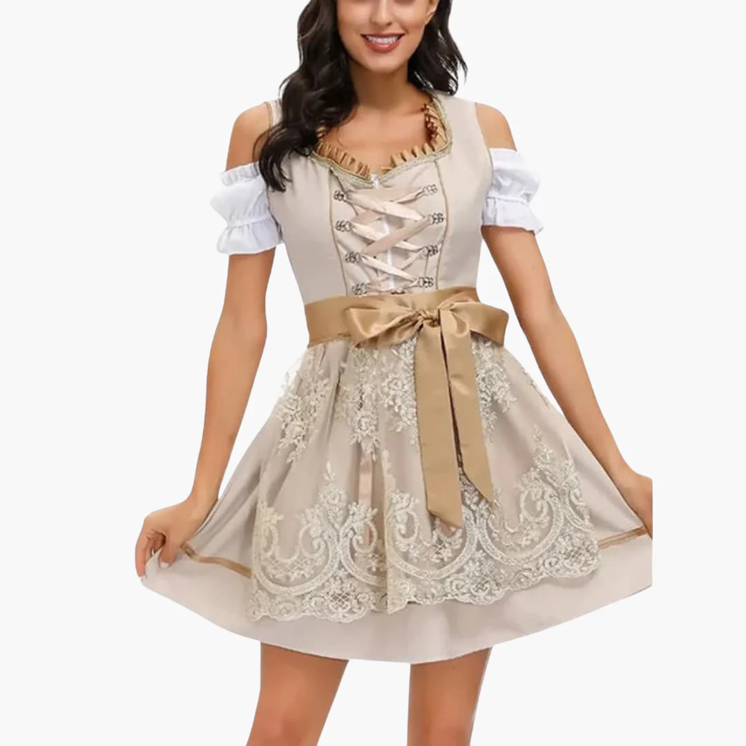Spitzen-Dirndl kleid für Damen - Oktoberfest 2025 - Image 4