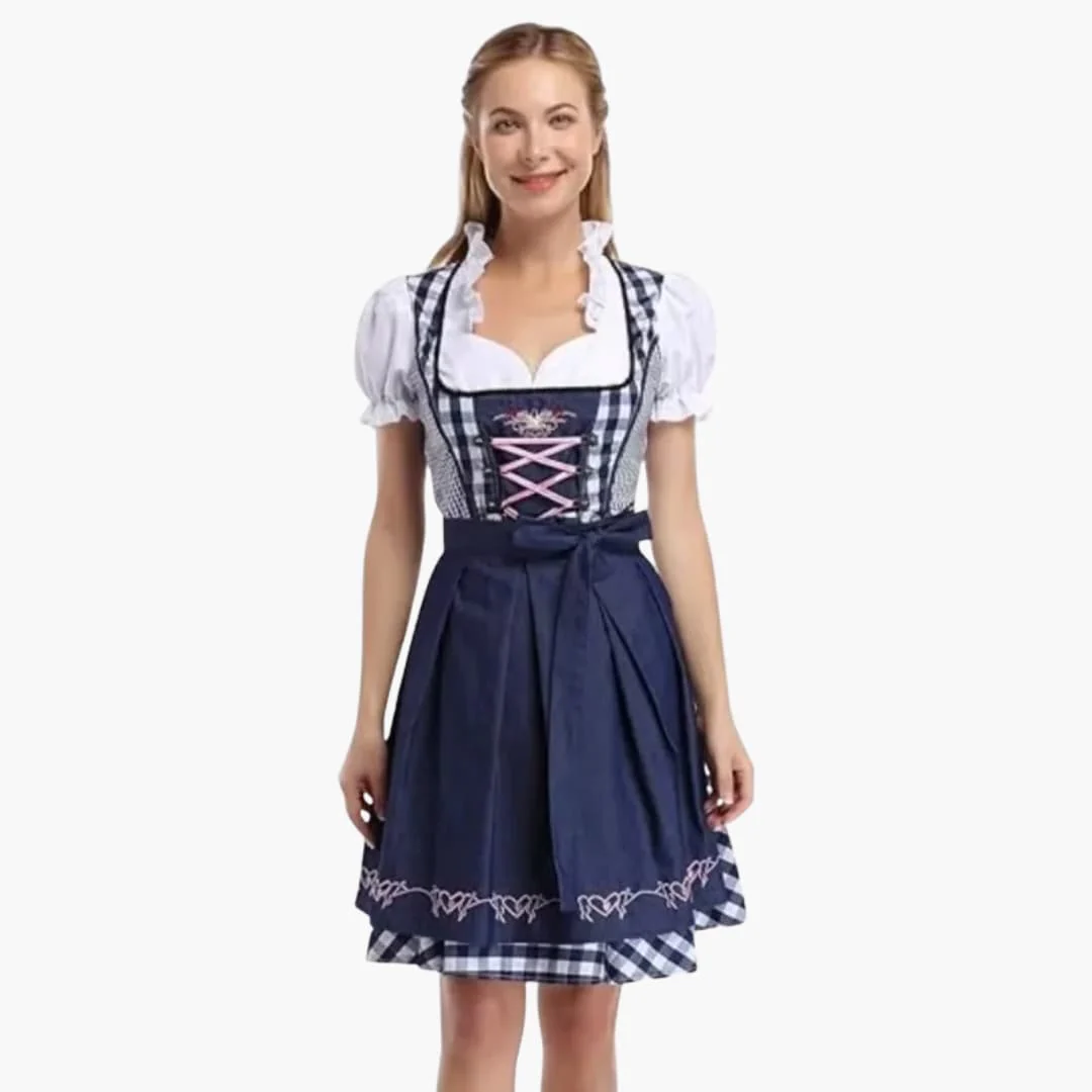Spitzenbesetztes Dirndl kleid für Damen - Oktoberfest 2025 - Image 5
