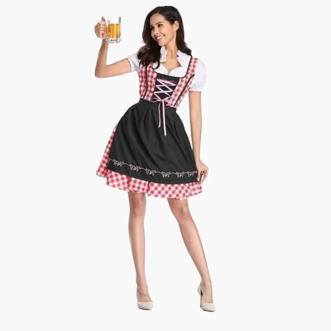 Spitzenbesetztes Dirndl kleid für Damen - Oktoberfest 2025 - Image 6