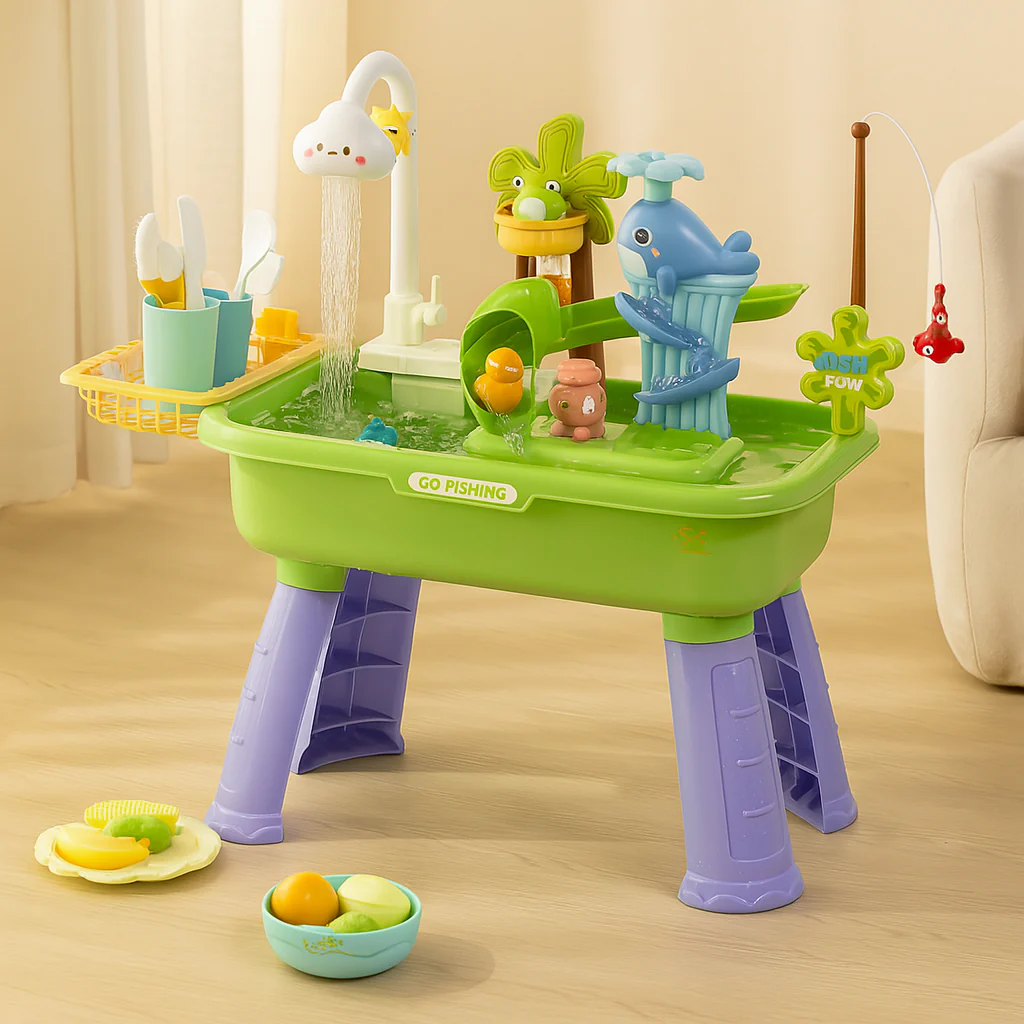 Splash ‘n Fish - Lustiges Wasser-Spiel für Kinder mit Meersalzfischfang - Image 8