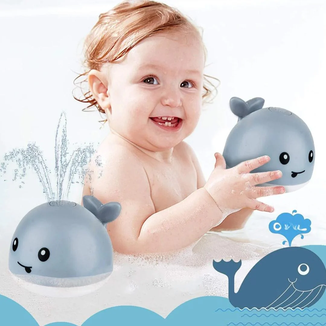 SplashTale | Wal-Badespielzeug mit LED-Wassersprüher und automatischem Fontäneneffekt - Image 4