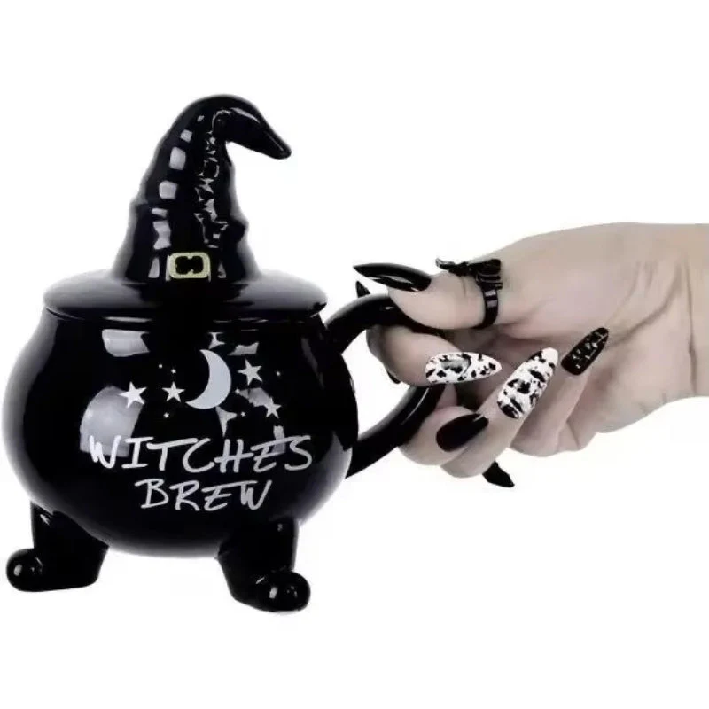 SpookySips – Halloween-Kessel-Keramikbecher - Image 2