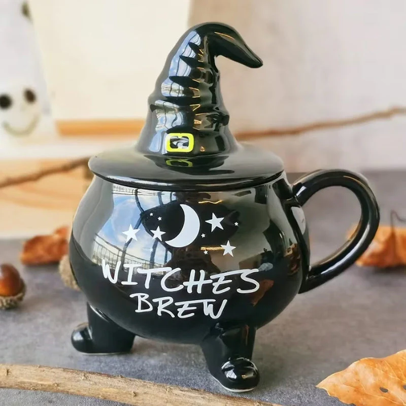 SpookySips – Halloween-Kessel-Keramikbecher - Image 4
