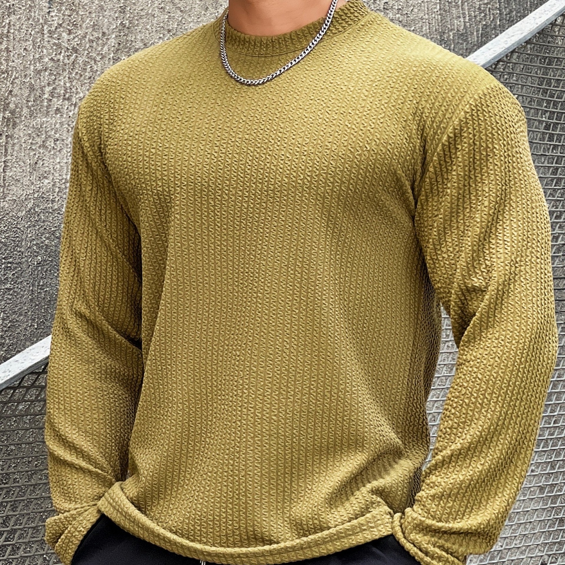 Sportlicher Herren Fitness Pullover - Image 2