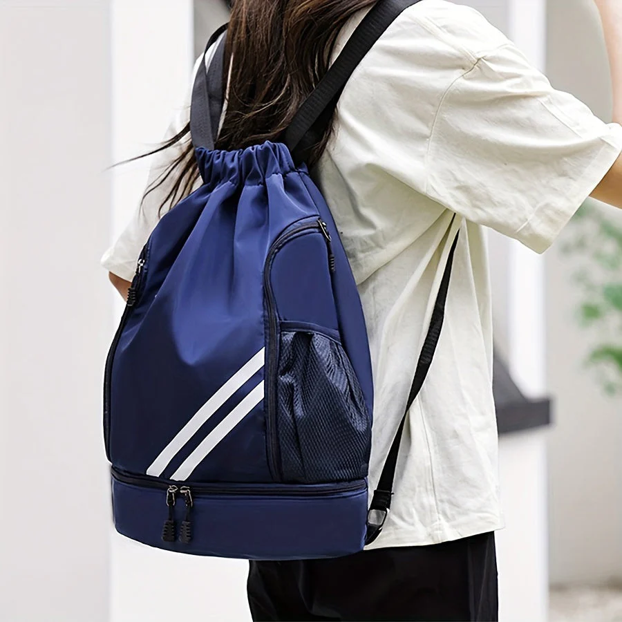 Sportlicher Rucksack mit Kordelzug – Geräumig und vielseitig für jede Aktivität - Image 4
