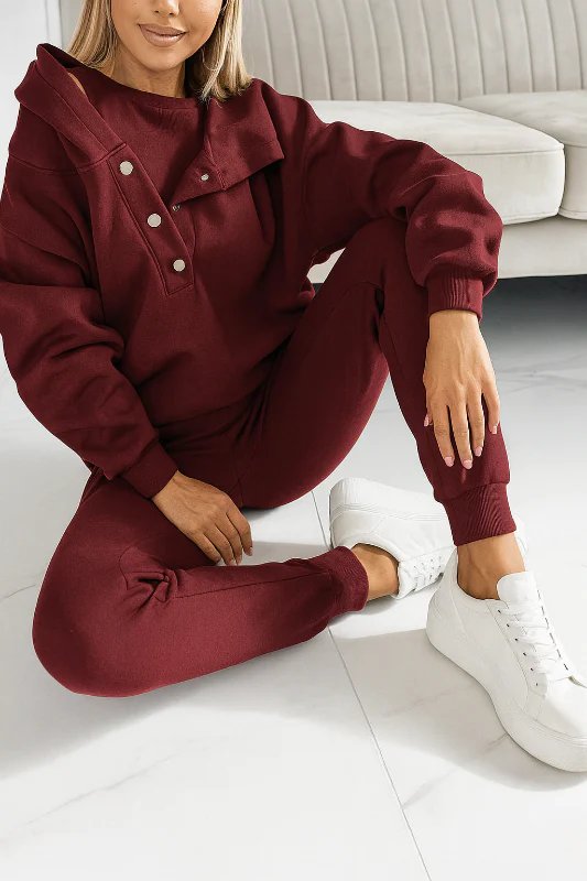 Sportliches Damen-Hoodie-Set – Sweatshirt für Freizeit und Sport - Image 5