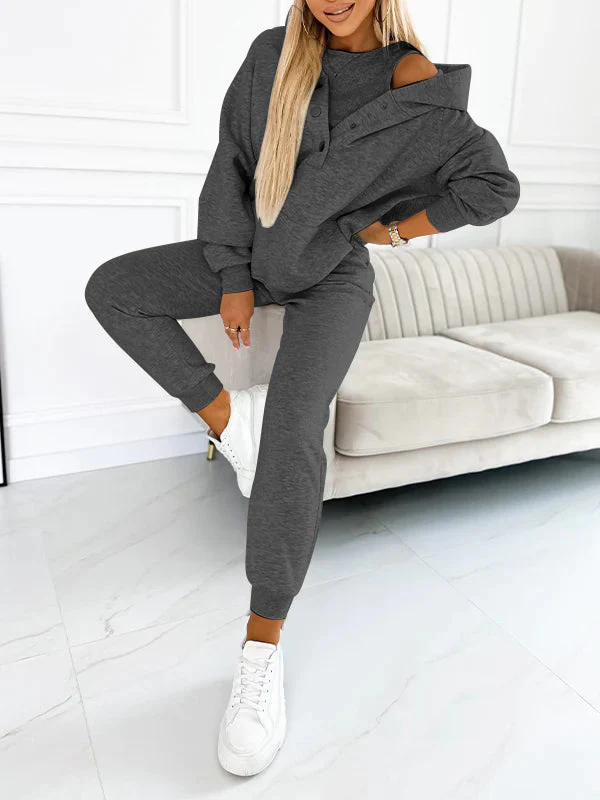Sportliches Damen-Hoodie-Set – Sweatshirt für Freizeit und Sport - Image 7