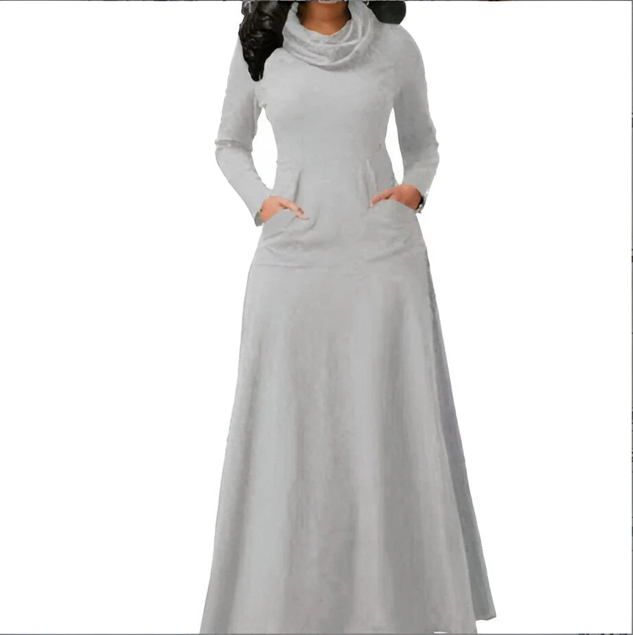 Stefanie | Schickes Herbst- und Winter-Maxikleid mit Langarm - Image 11