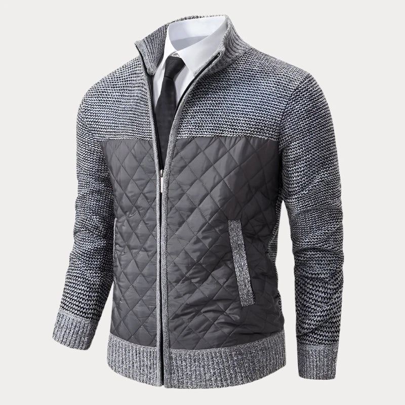 Stehkragen-Strickjacke für Herren - Image 2