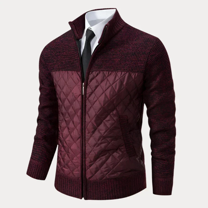 Stehkragen-Strickjacke für Herren - Image 3