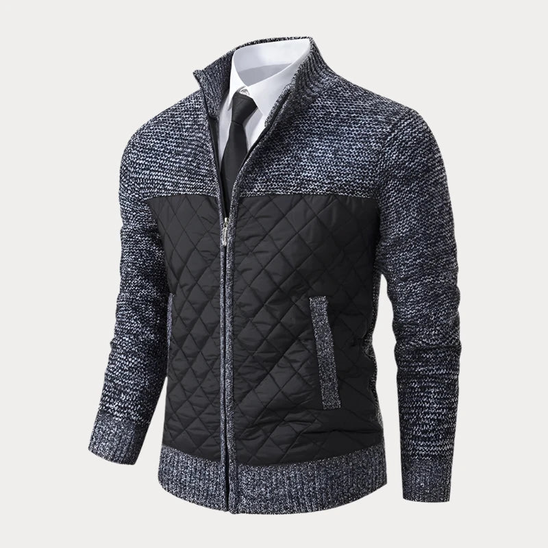 Stehkragen-Strickjacke für Herren - Image 5