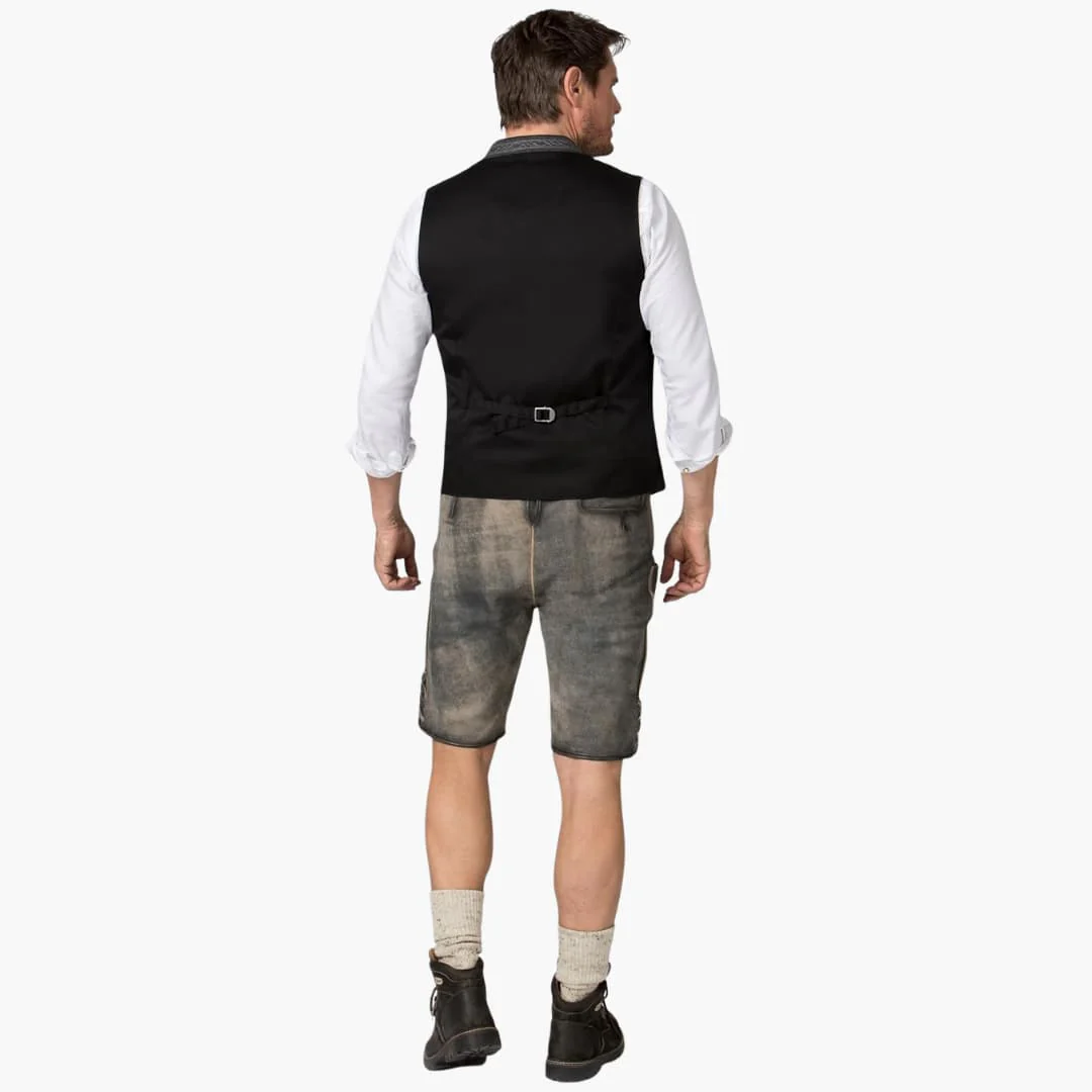 Stehkragen Trachten weste für Herren - Oktoberfest 2025 - Image 3