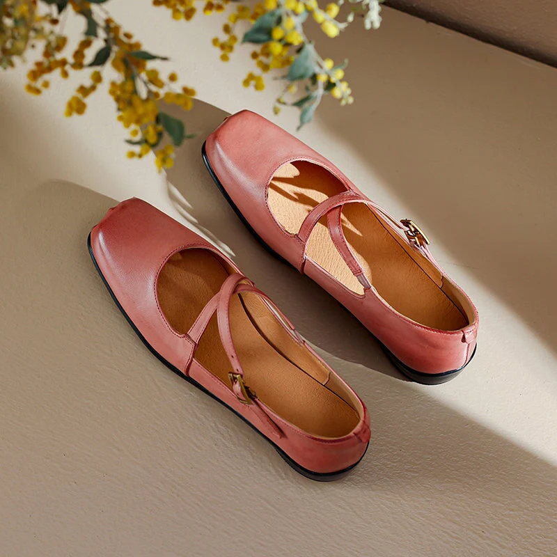 Stella® | Edith Leder Mary Janes - Image 2