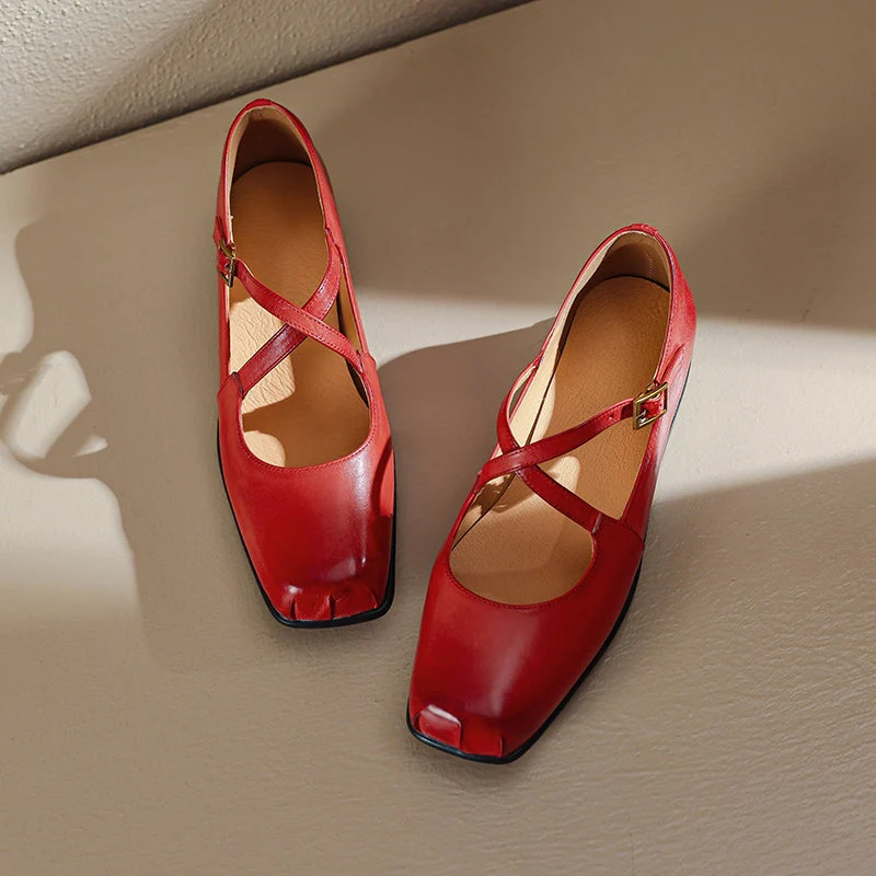 Stella® | Edith Leder Mary Janes - Image 4