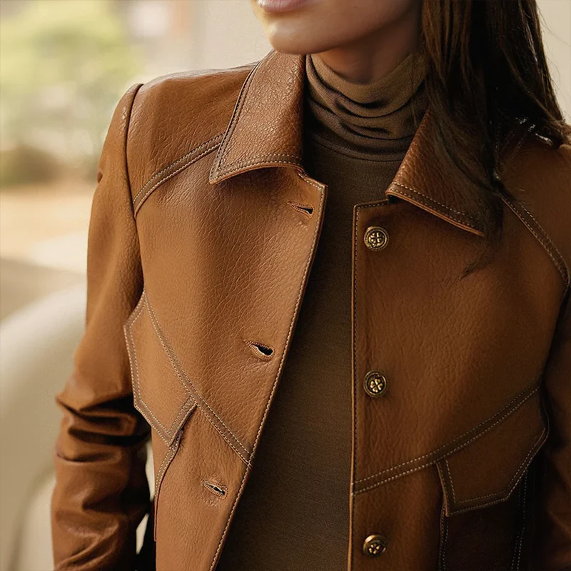 Stilvolle Braune Jacke für Damen | Langarm - Image 2