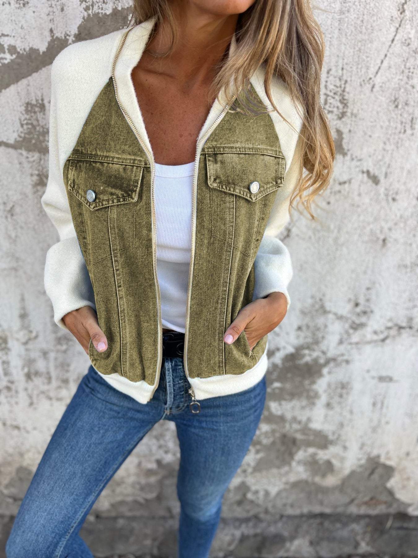 Stilvolle Damen Denim jacke - Image 6