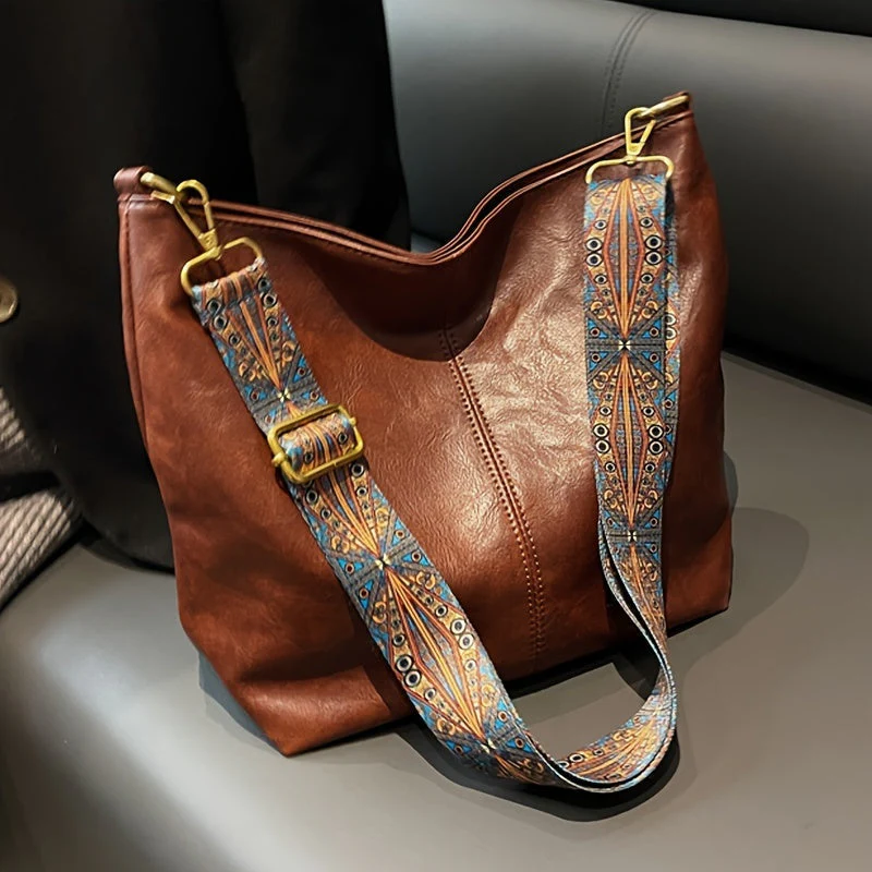 Stilvolle Damen-Ledertasche, elegantes Design, geräumiges Inneres - Image 2