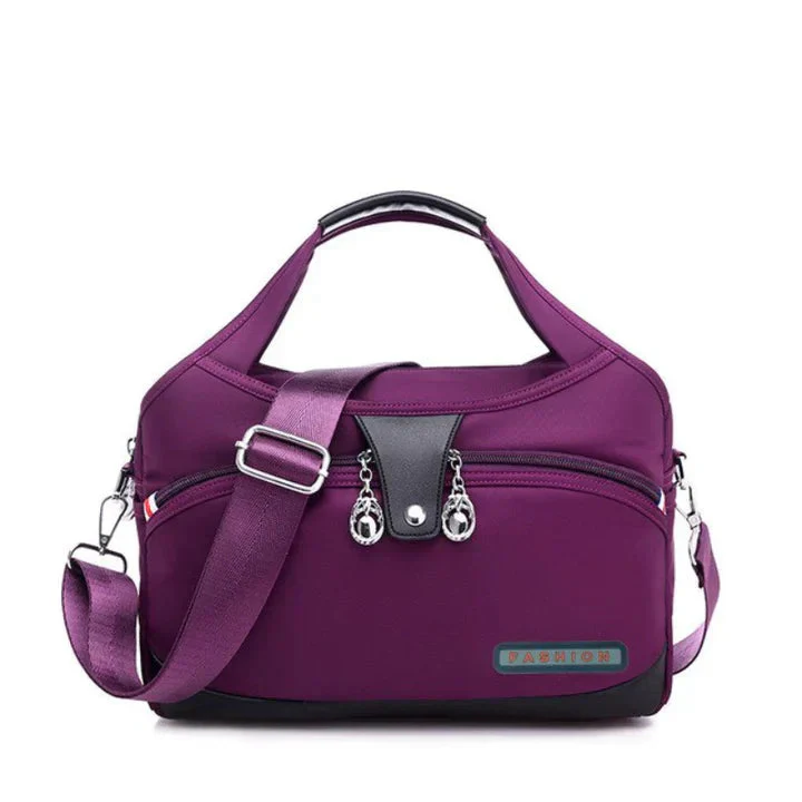 Stilvolle, diebstahlsichere Damenhandtasche aus strapazierfähigem Oxford-Gewebe - Image 8