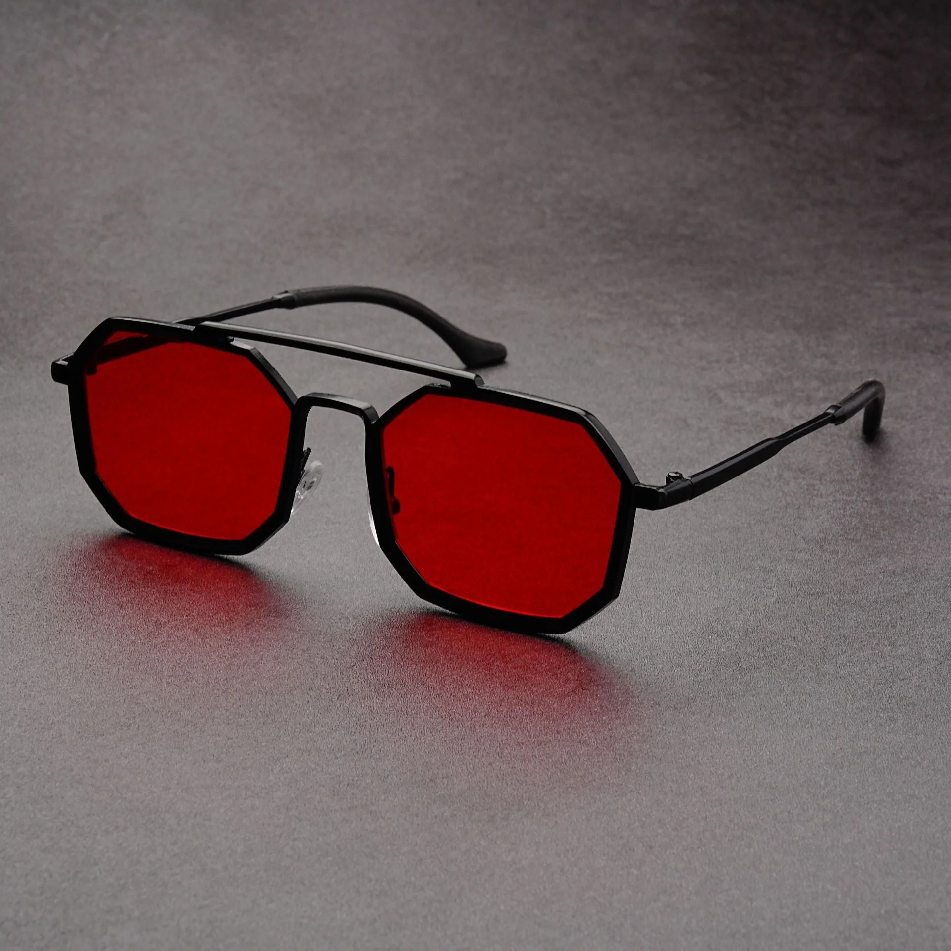 Stilvolle Geometrische Sonnenbrille für Herren | Klassisches Design