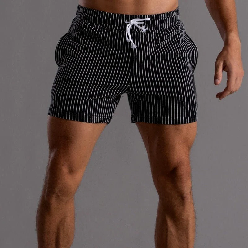 Stilvolle gestreifte Shorts für Herren - Image 16