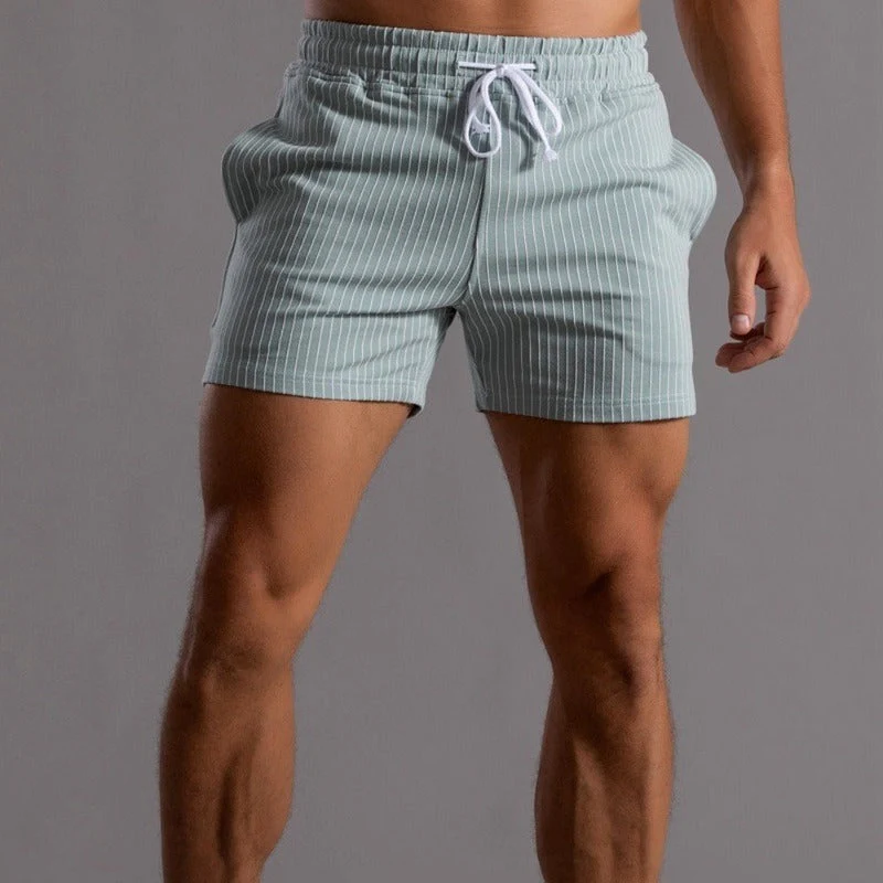 Stilvolle gestreifte Shorts für Herren - Image 17