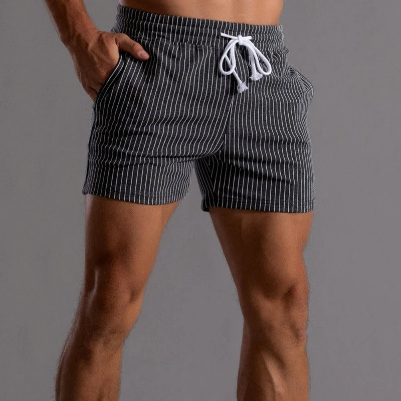 Stilvolle gestreifte Shorts für Herren - Image 18