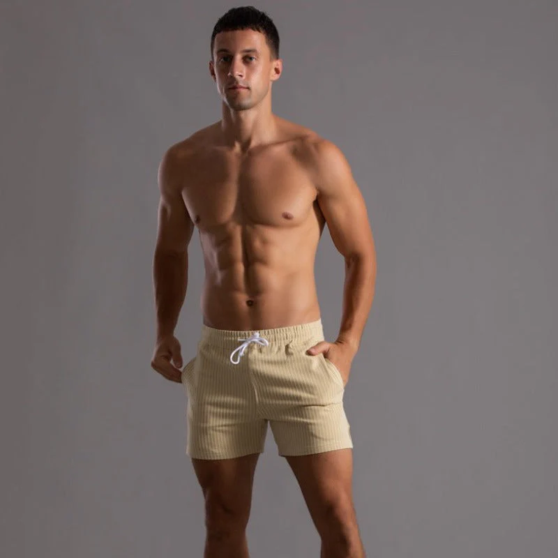 Stilvolle gestreifte Shorts für Herren - Image 3