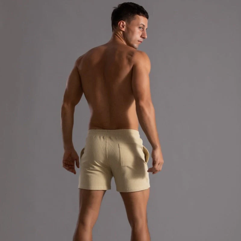 Stilvolle gestreifte Shorts für Herren - Image 4