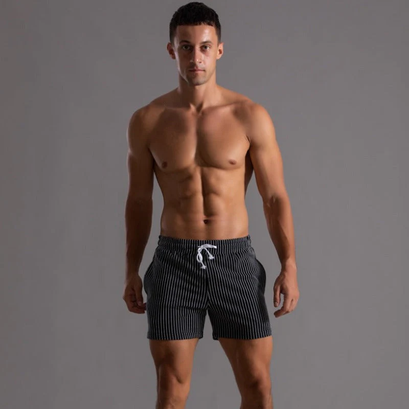 Stilvolle gestreifte Shorts für Herren - Image 7