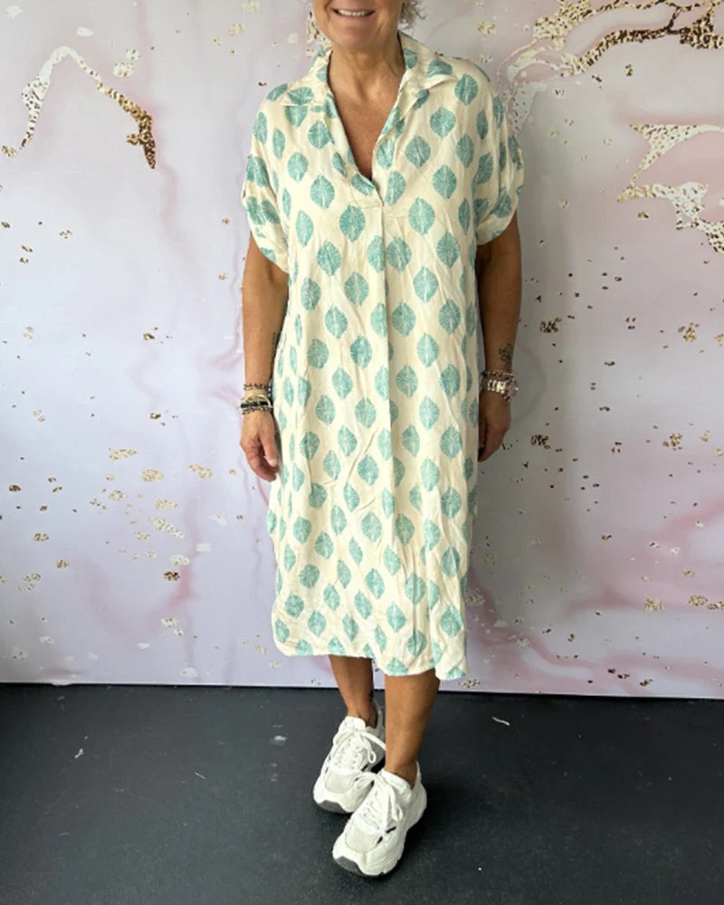 Stilvolle Kleid mit V-Ausschnitt - Image 10