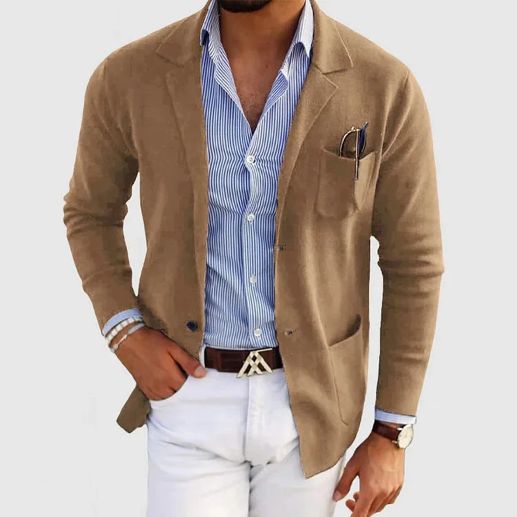 Stilvolle lässige Blazerjacke aus Wolle -Ernie - Image 6