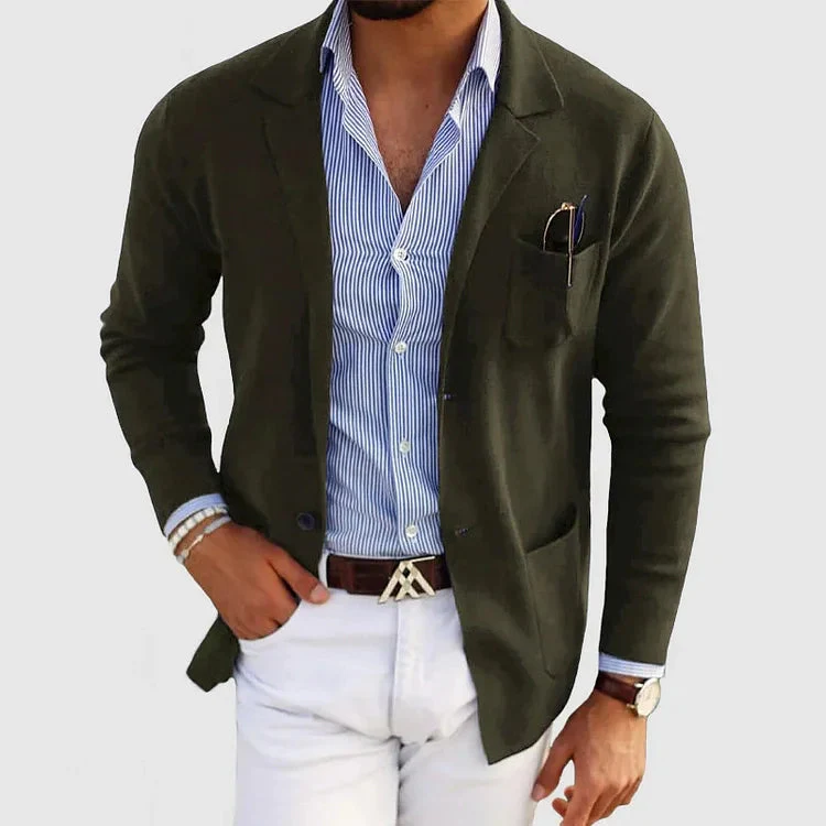 Stilvolle lässige Blazerjacke aus Wolle -Ernie - Image 7