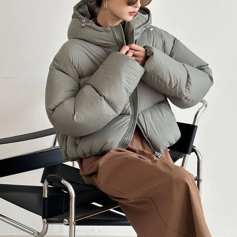 Stilvolle Steppjacke Mit Kapuze - Image 2