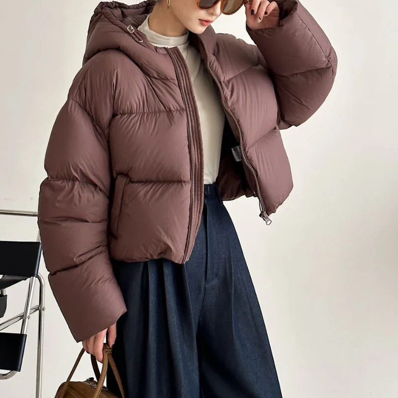 Stilvolle Steppjacke Mit Kapuze - Image 3