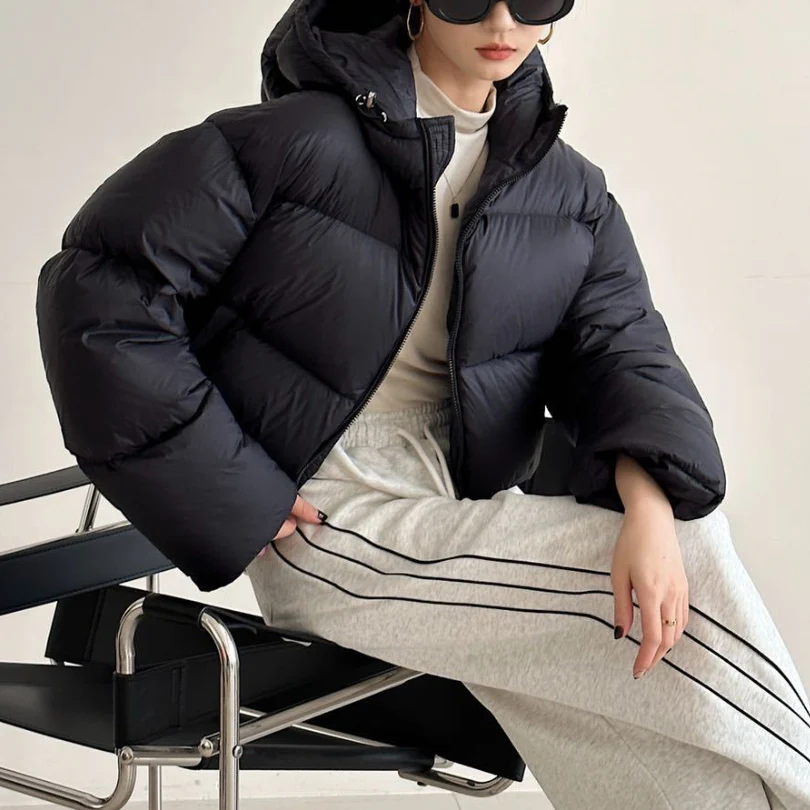 Stilvolle Steppjacke Mit Kapuze - Image 4