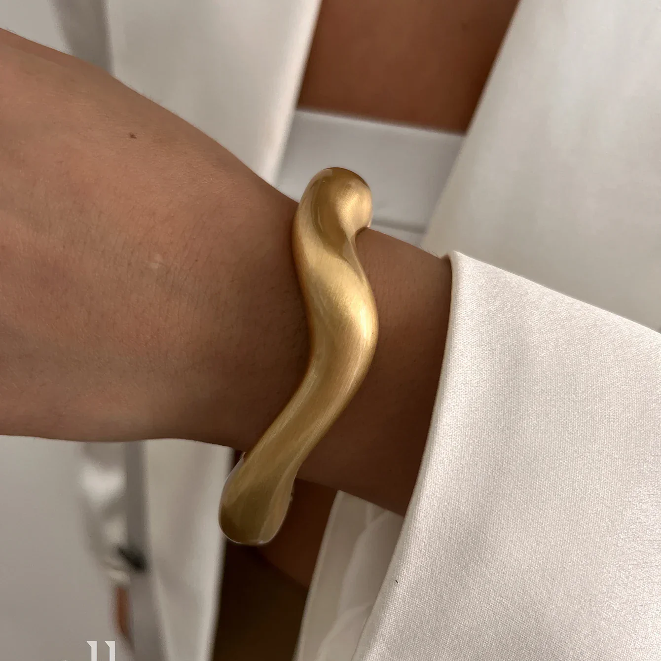 Stilvolle Vintage Damen Armreif Geometrisch Golden Silber - Image 12