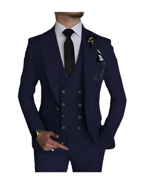 Stilvoller Hochzeitsgastanzug für Herren | Slim Fit - Image 4