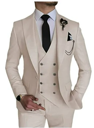 Stilvoller Hochzeitsgastanzug für Herren | Slim Fit - Image 5