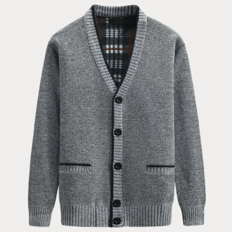 Strick-Cardigan mit V-Ausschnitt für Herren - Image 2