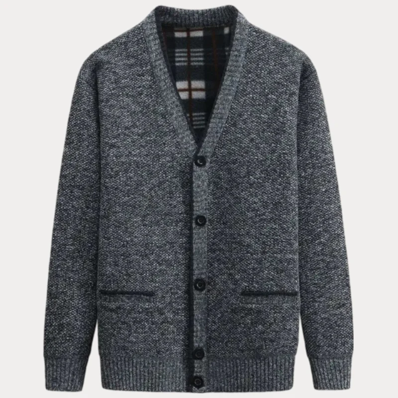 Strick-Cardigan mit V-Ausschnitt für Herren - Image 3