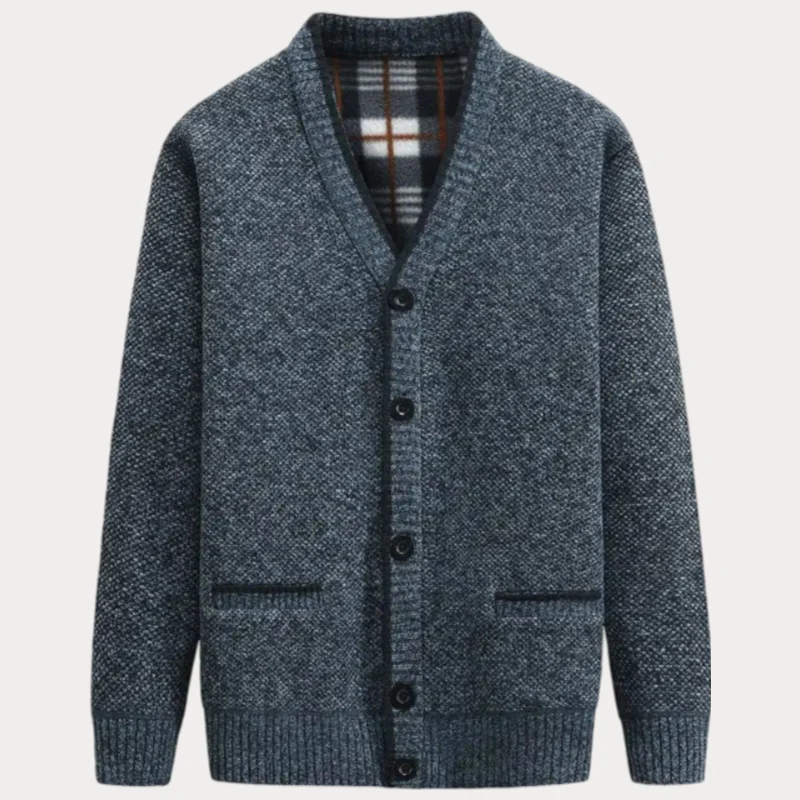 Strick-Cardigan mit V-Ausschnitt für Herren - Image 4