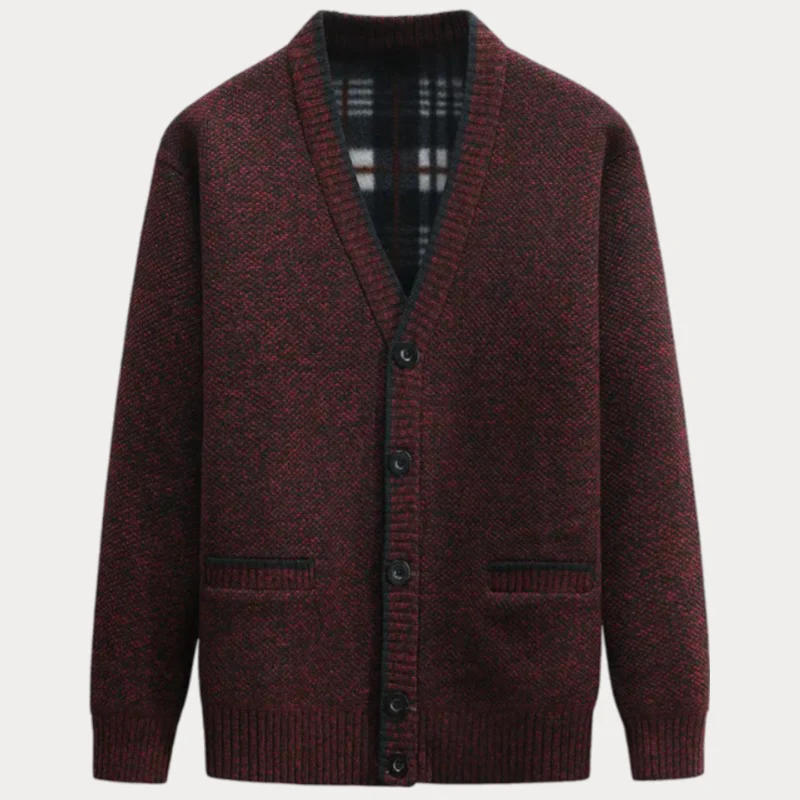 Strick-Cardigan mit V-Ausschnitt für Herren - Image 6