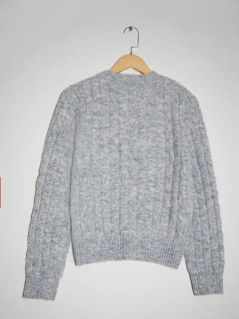 STRICK KABEL CARDIGAN | ELEGANTER WARMHALTER - Image 4