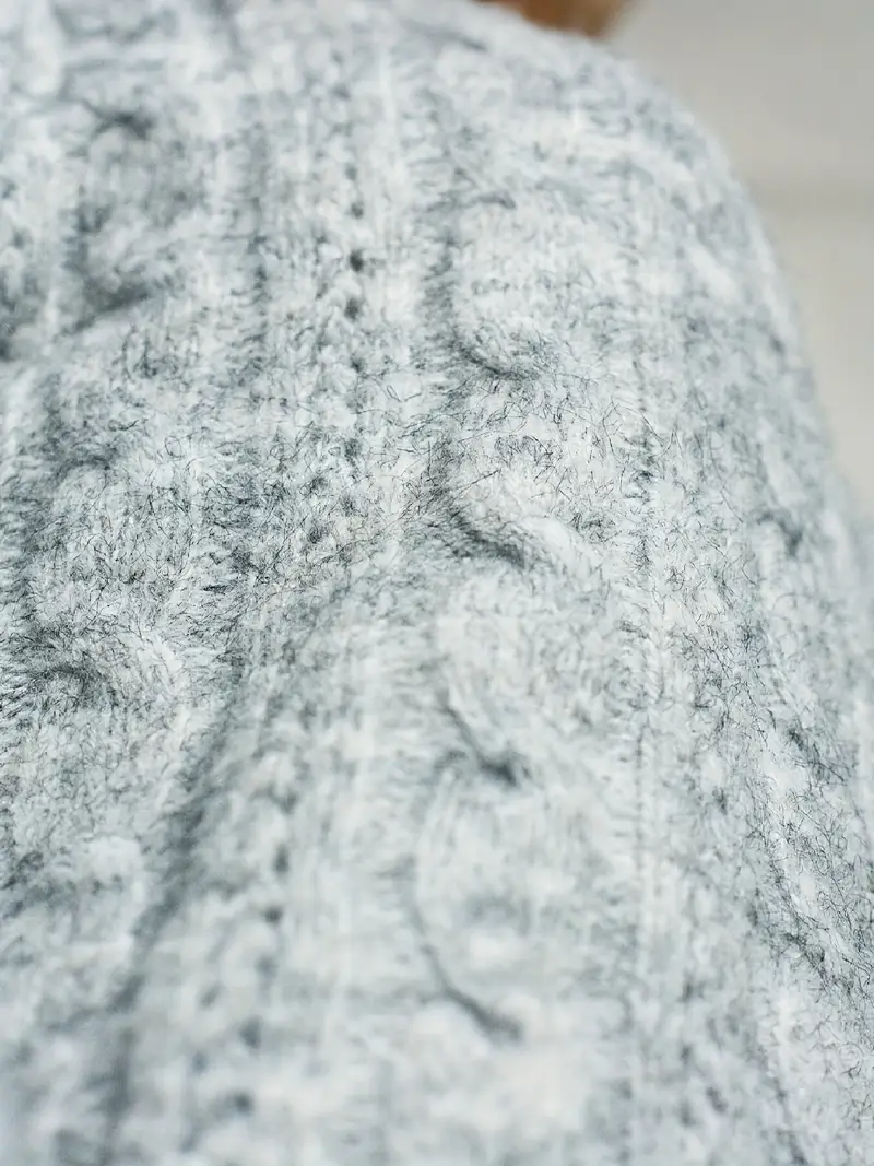 STRICK KABEL CARDIGAN | ELEGANTER WARMHALTER - Image 5