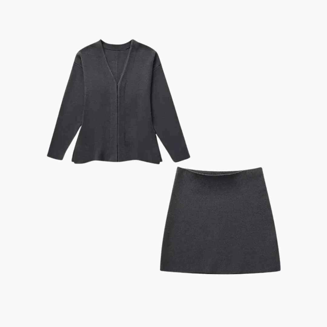 Strick-Zweiteiler Set für Damen – elegant & modisch - Image 4